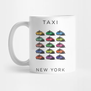 Ride All Over New New York in a Classic Yellow Taxi Mug